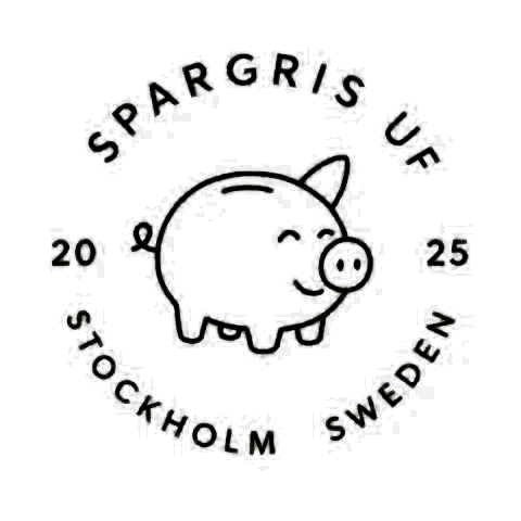 Spargris black (logo)